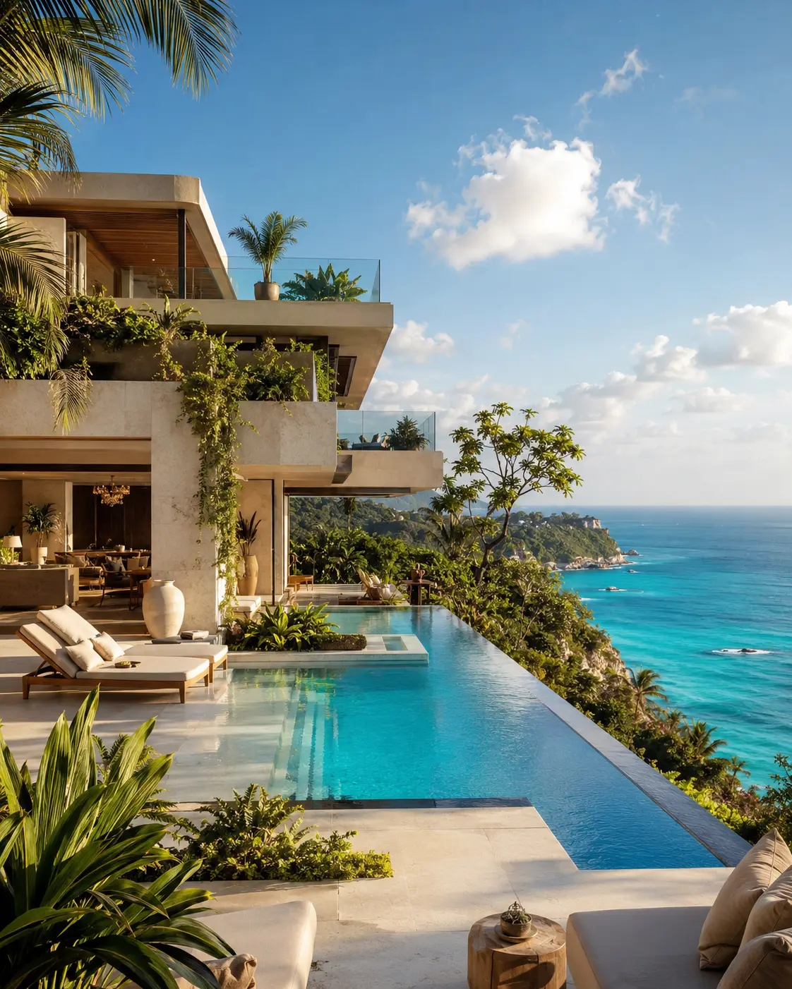 Campaña visual de una villa caribeña